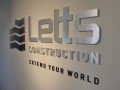 Reception Sign Letts Construction